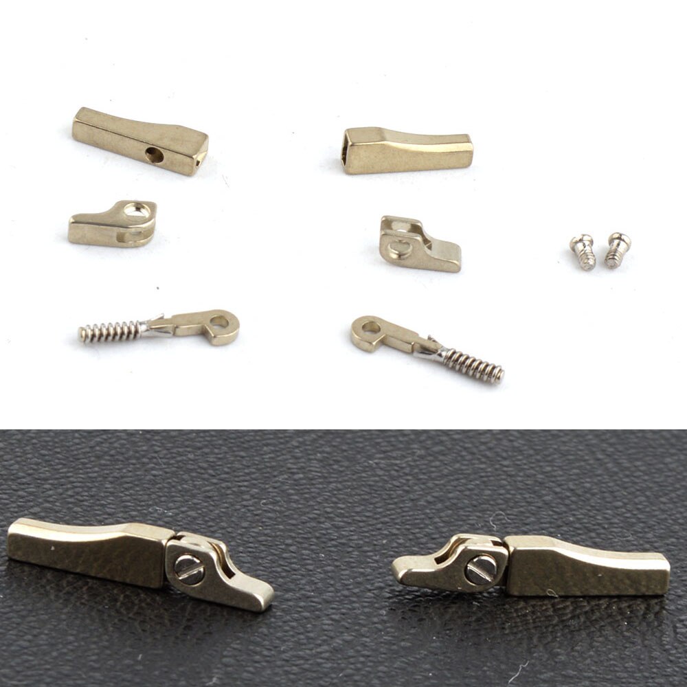 50sets 2.3mm width Eyewear spring hinge with case glasses easily installed flex hinge broken spring replacement part