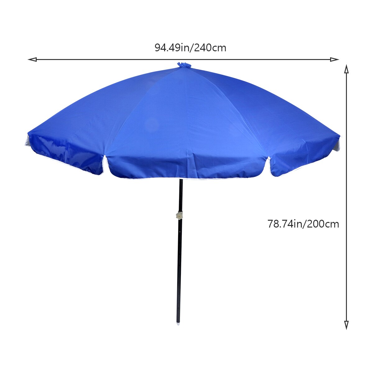 Oversize Umbrella Folding Umbrella Fishing Umbrella Courtyard Sun Umbrella for Outdoor Beach Camping Floor Seaside