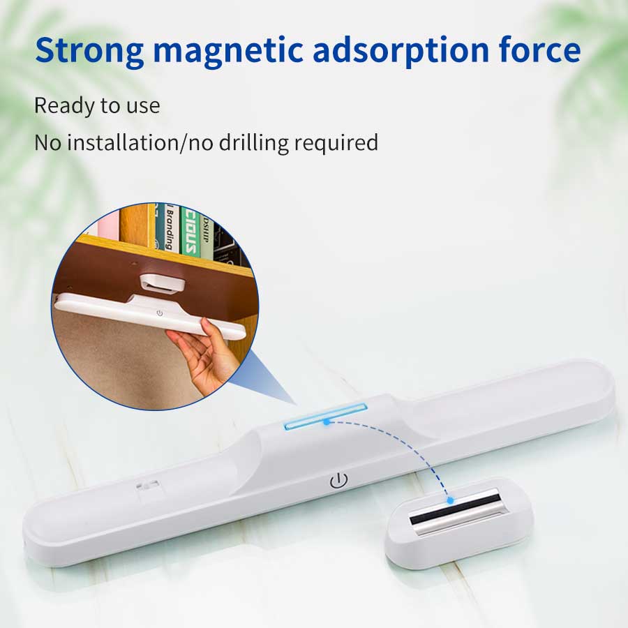 LED-invullicht Eenvoudige verlichting Magnetische leeslamp voor slaapkamer Garderobe Badkamer Touch Verstelbare oplaadbare hanglampen
