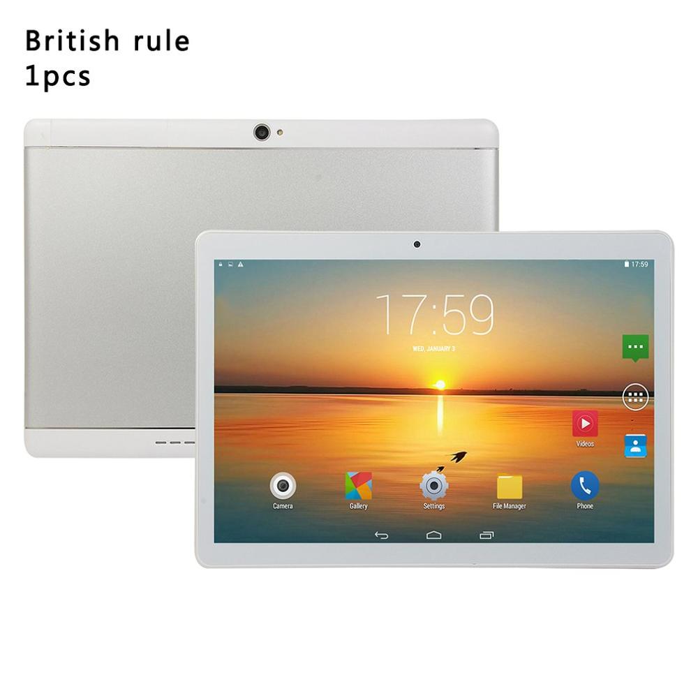 10 Inch Tablet Computer Ips Hd Screen Wireless Gps Android Tablet Ips Hd Screen 10-Inch Tablet Pc Round Hole: Silver UK