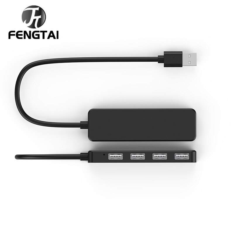 Usb 2.0 Hub Multi Usb Splitter 4 In 1 Poort Expander Meerdere Usb 3 Hab Gebruik Power Adapter USB2.0 Hub voor Pc Computer Accessoires