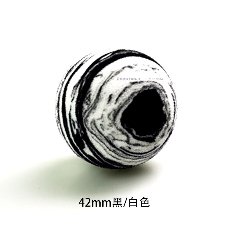 Golf Inkt Bal Indoor Oefenen Bal Eva Zachte Bal Foam Bal Multi-Gekleurde Ballen Speelgoed Huisdier Bal entertainment: Black white Ink Ball 42mm 1 Grain