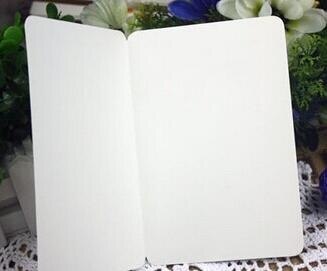 10 pièces/lot étudiants bricolage cartes postales vierges Vintage série vierge papier Kraft bricolage carte de voeux brun blanc noir carte: NO2 White