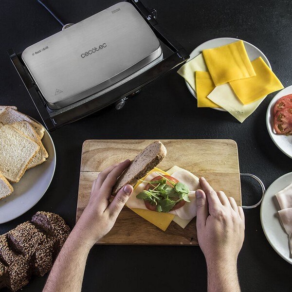 Contact Grill Cecotec Rock'n Grill 1500W Inox