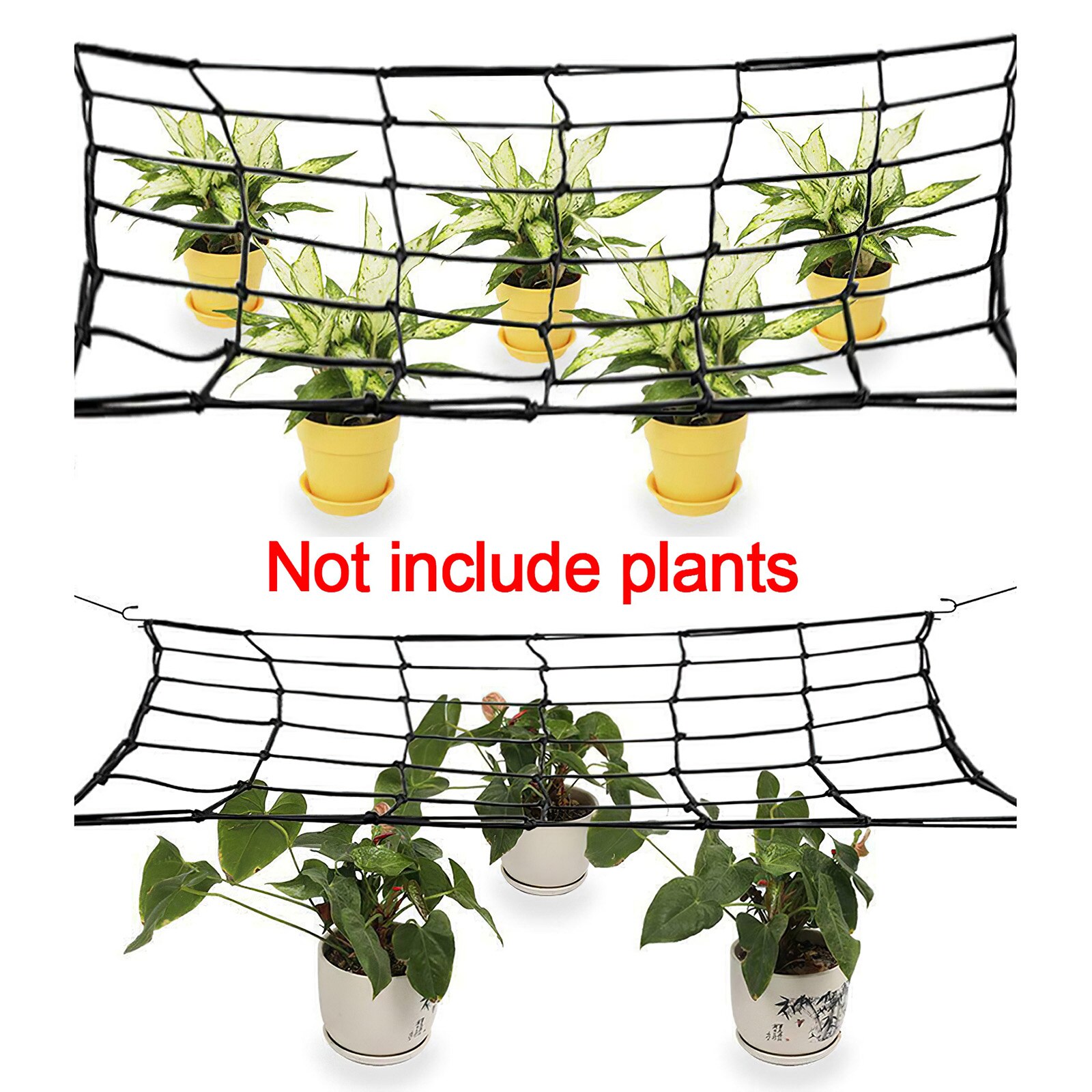 Garden Plant Trellis Netting Heavy Duty Mesh Vine Landing Garden Weaving Grow Frame Vegetable Flower Cucumber Climbing Net