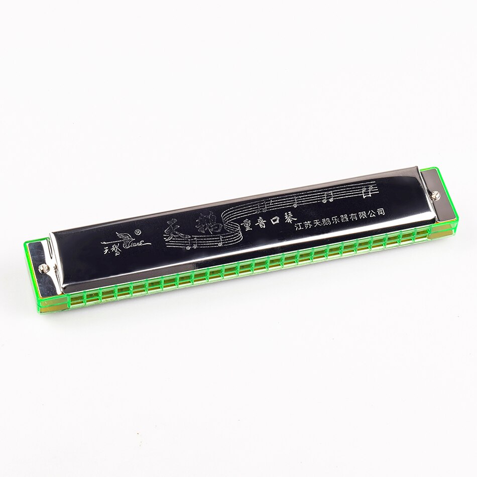 Zwaan SW24-8 Octaaf Harmonica 24 Gaten Koper Boord Rvs Cover Board Octaaf Harp Houtblazers