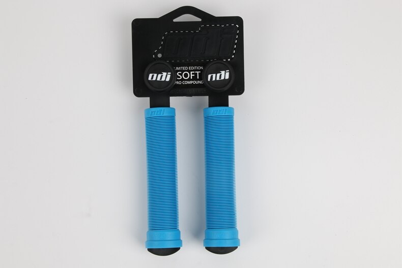 ODI Bicycle Handlebar Grips Silica Gel Handlebar Grip Non-slip Shock-absorbing Handlebar Cover XC / AM Downhill Folding Bike: SKY BLUE
