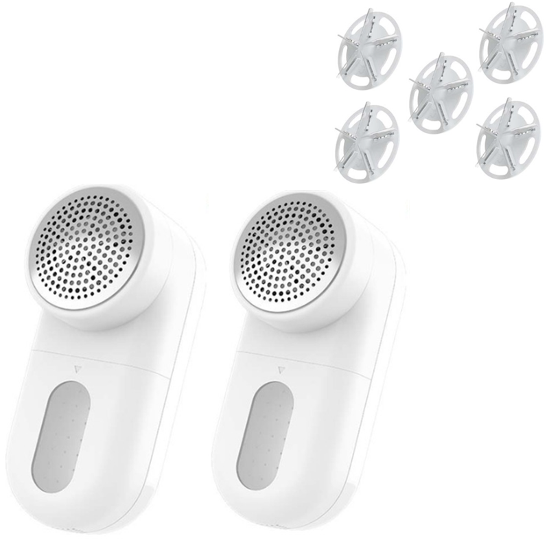 Xiaomi Mijia Lint Remover Haarbal Draagbare Trimmer Trui Remover Motor Trimmer 5-blad Cycloon Drijvende Snijkop: YELLOW