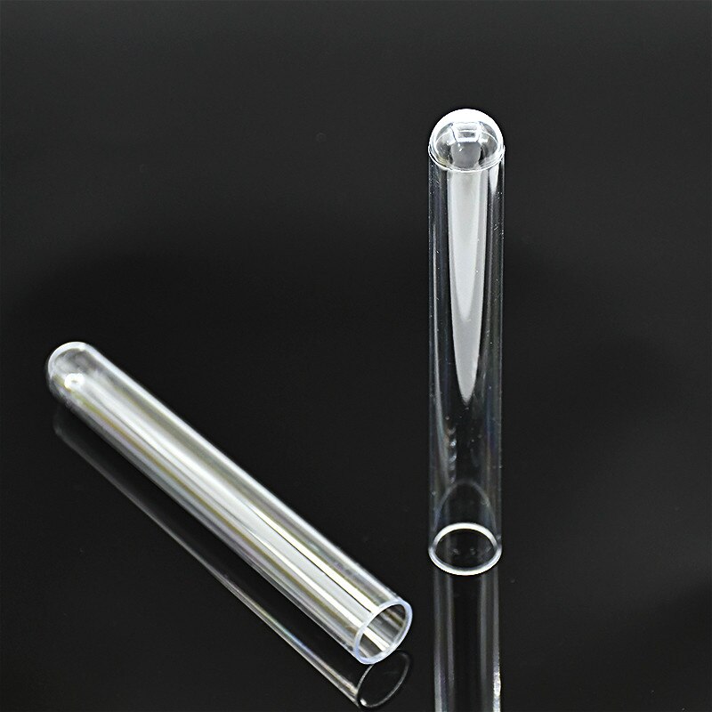 Tube à essai en plastique de polystyrène dur de haute transparence, Tube de Test radio-immunotest sans bouchon, 100 pièces/lot