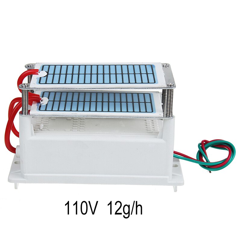 220v/110v ozongeneratoren, 5/10/12/18/24g ozonator-ionisatoren,  o3 timer-luchtreinigers, water, groente, vlees, verse lucht, zuiveren: 110v 12g