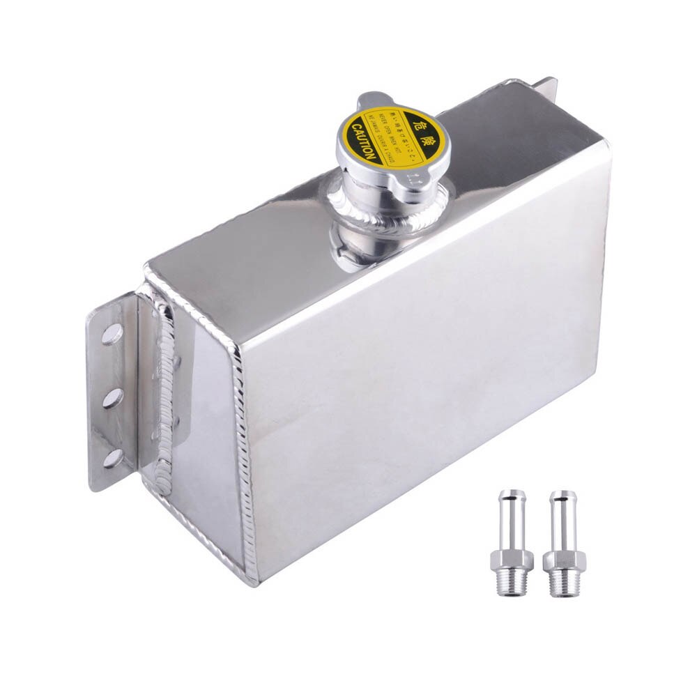 Aluminium Universele Koelvloeistof Expansie Vul Tank Overloop Reservoir Voor Honda Civic 240SX Wrx: RSTK49 SL