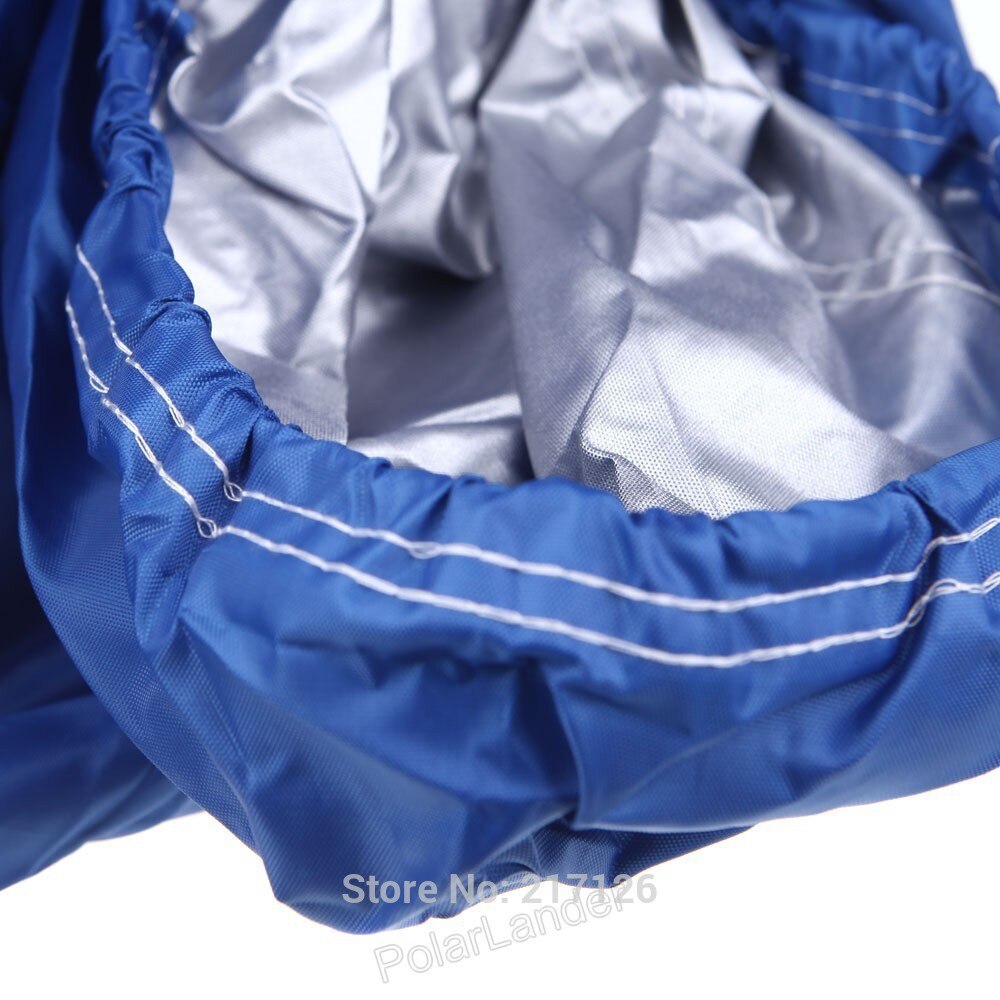 14-16ft 210D Oxford V-Hull Blue Boat Cover Speedboat Cover Prevent UV Sunproof Waterproof