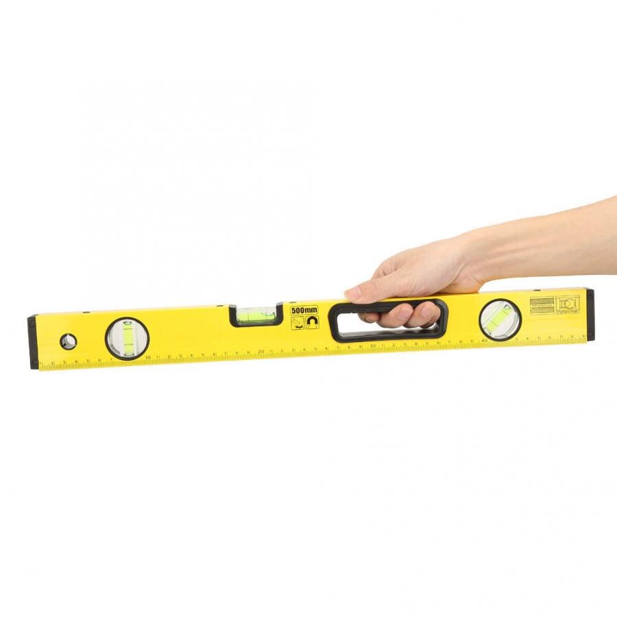 500mm High Accuracy Aluminum Alloy Bubble Level Ruler Angle Finder