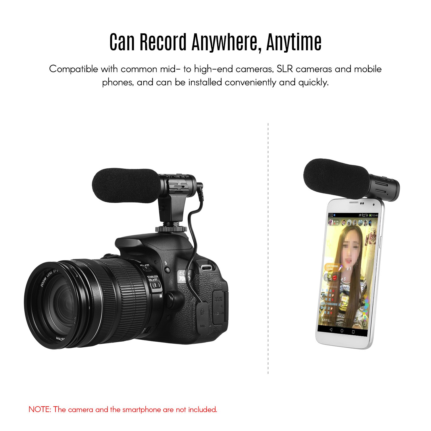 MAMEN MIC-07Pro Metall Super-nieren Directional Video Mikrofon mit echtzeit Überwachung Funktion für Smartphone SLR ILDC