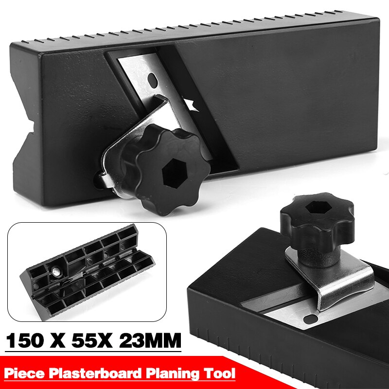 Black Plasterboard Planing Tool ABS Plastic Edge Planer For Gypsum Plasterboard Chamfering Machine Hand Planer
