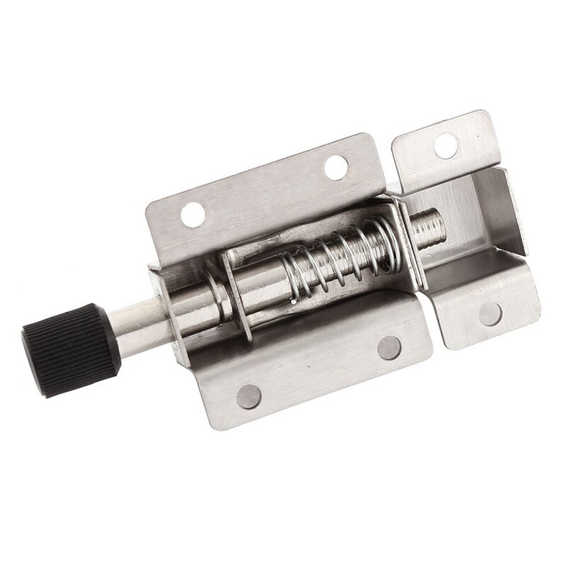 Window Door Security Stainless Steel Spring Loaded Door Bolt Latch