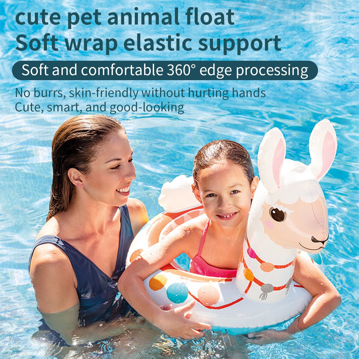 Anello da nuoto galleggiante a forma di animale per bambini sedile estivo galleggiante gonfiabile per bambini anello da piscina Beach Party Pool giocattoli accessori
