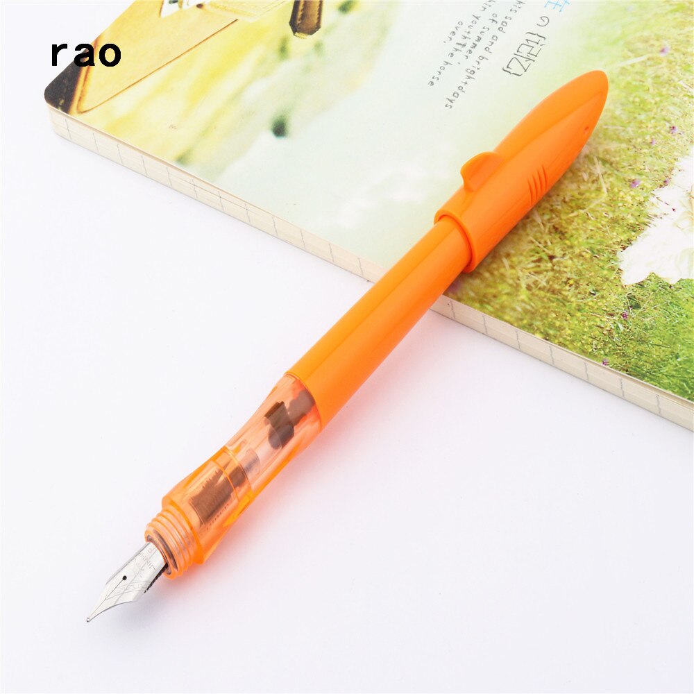 Jinhao 993 alle farger liten hai fin spiss fyllepenn skolekontor elevpenn for barn og #39 ;s treningspenn