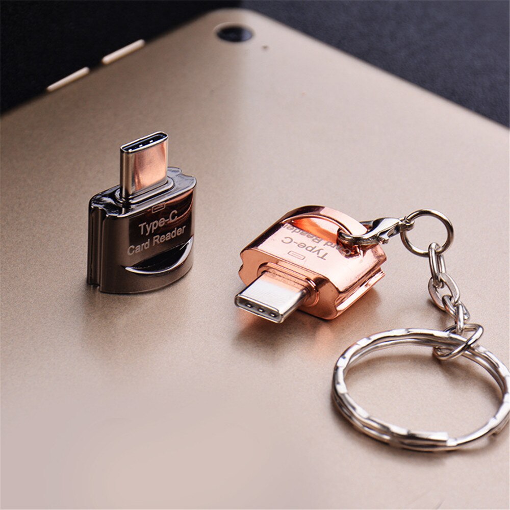 Kioball 3X Kaartlezer Aluminium USB Type C OTG Micro-SD/TF