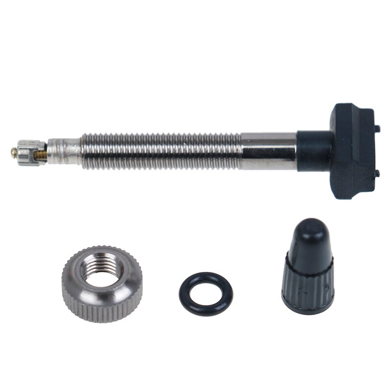 1pc Bicycle Tubeless Tire Presta Valve 60mm Alloy Stem Brass Core For Mountain Road Bikes W/ Cap & Tool