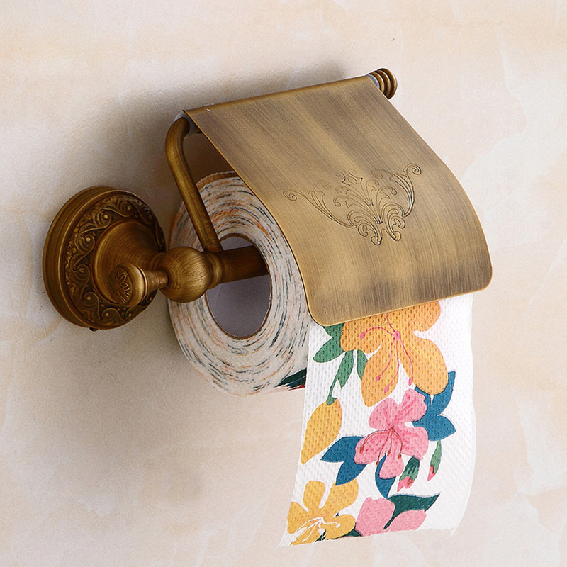 Badezimmerzubehör Antik Bronze Handtuchregal Toilettenpapier Regal Seifenhalter Handtuchhalter Wäscherhalter Toilettenbürstenhalter: green