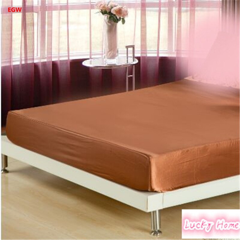 150*200*25 cm diepe zijde matrashoes artifical zijde hoeslaken elastische rubber bed cover zomer kussen cover beddengoed thuis