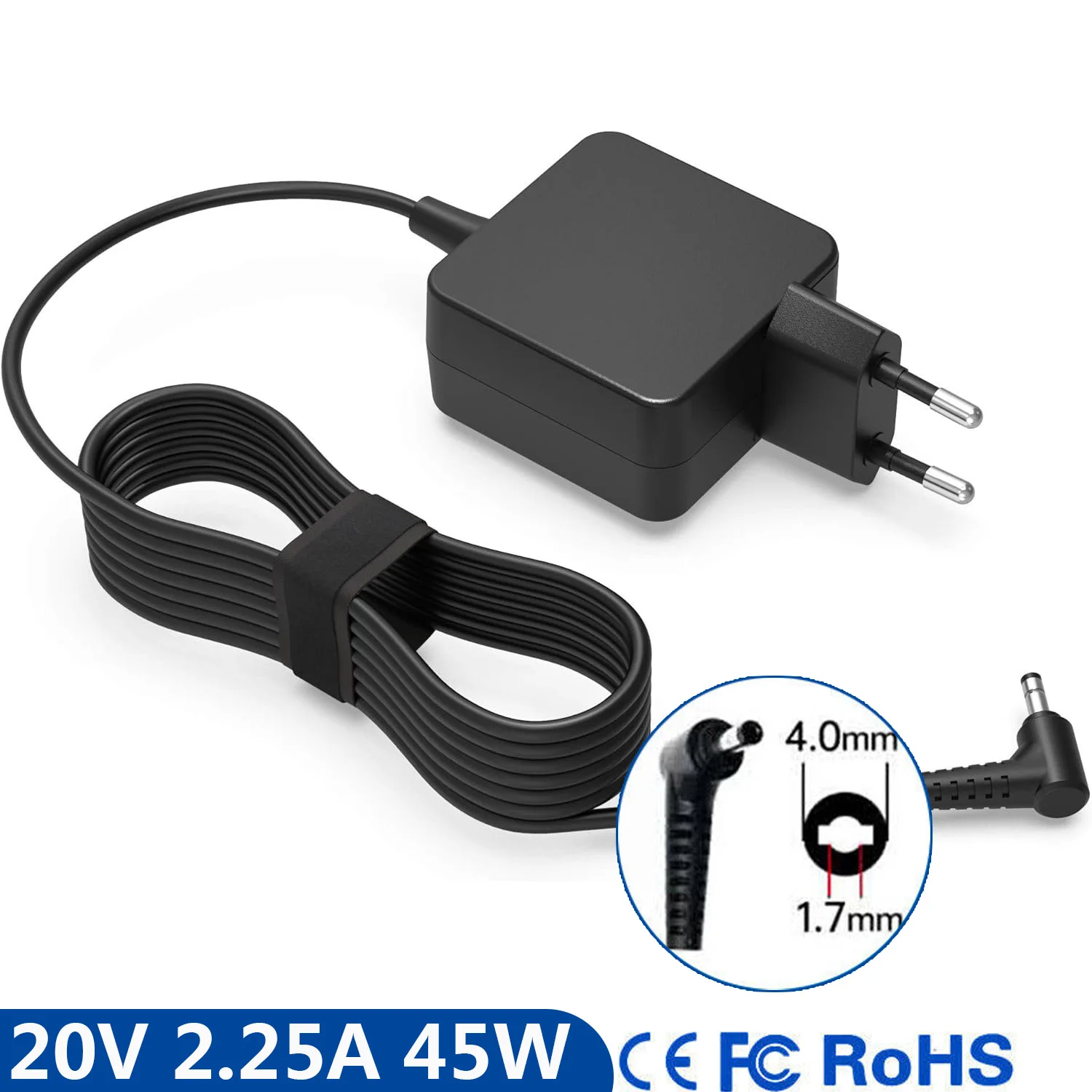 20V 2.25A 45W Laptop Ac Adapter Charger For Lenovo IdeaPad 720S-14IKB C340-15IWL S145-14IWL 530S-14IKB S145-14IIL 100-14IBY