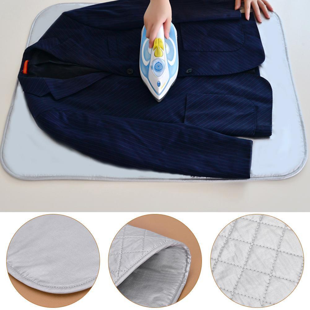 Draagbare strijkmat, hittebestendige deken, wasdroger, aanrecht, gaas, pers, kledingbeschermer