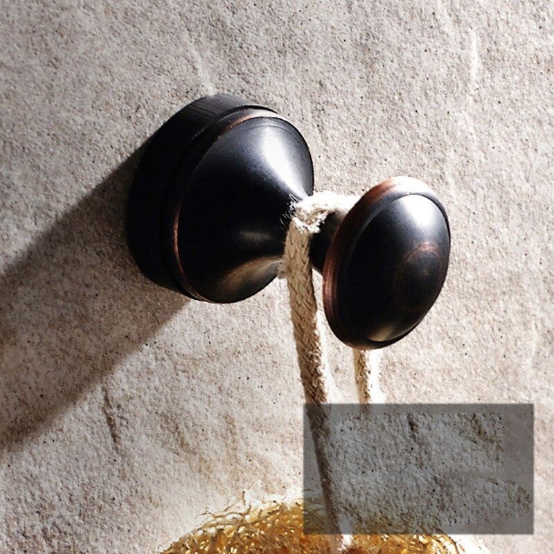 Mini Robe Hook, Bathroom Shower and Bath Sponge Hooks Coat Hanger Hooks, Wall Mounted Screwed: Antique Hook - B2