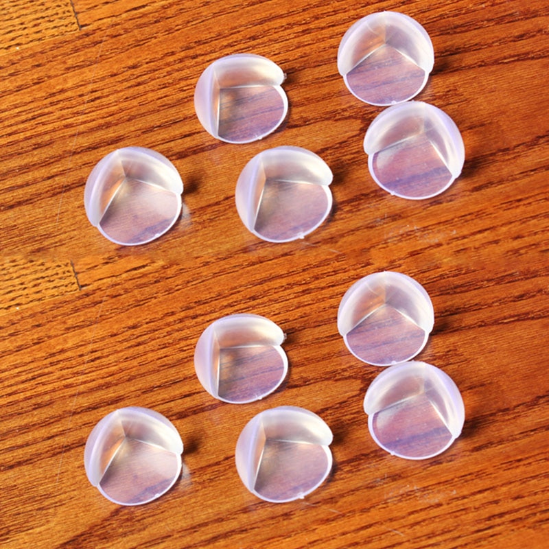 10Pcs Children Safety Collision Angle Spherical Transparent Protective Corner-P101