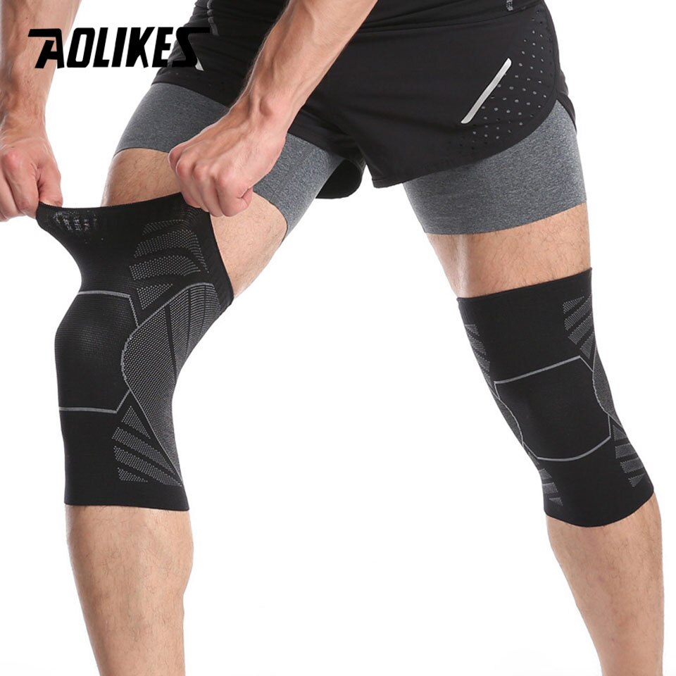 AOLIKES-Protector de tobillo elástico para deporte, transpirable, vendaje ajustable, almohadilla de protección para el tobillo, Fitness