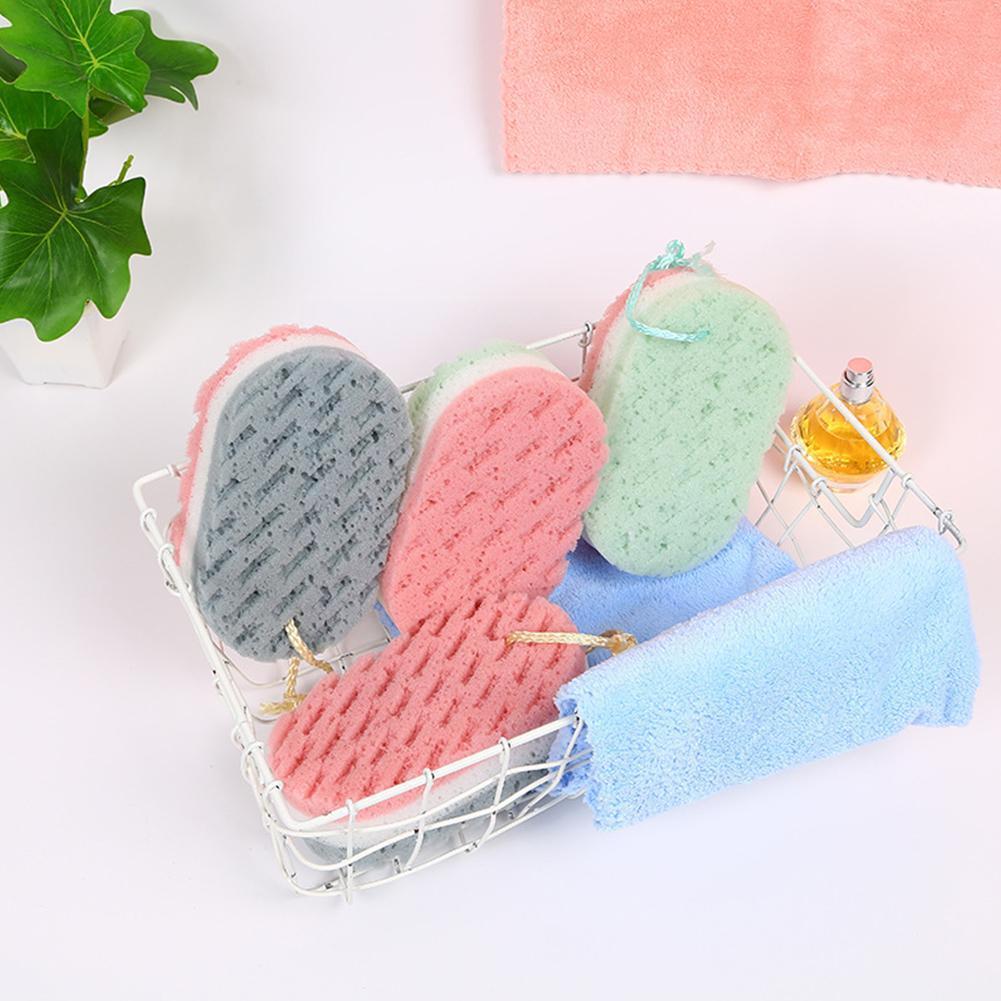 Schlecht Schwamm Schaum Körper Schwamm Für Dusche Körper Wäscher Für Frauen Und Männer Sanfte Peeling Schwamm Körper Waschen Dusche Pinsel z9G8