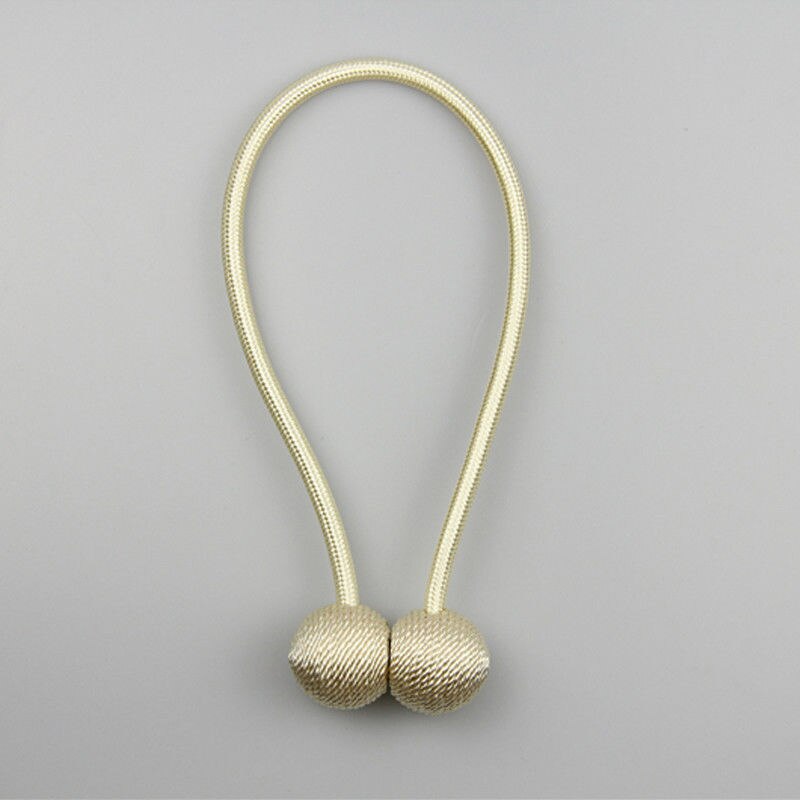 1Pc Pearl Magnetic Ball Curtain Tie Rope Backs Holdbacks Buckle Clips Accessory Rods Accessoires Hook Holder Home Decorations: 1
