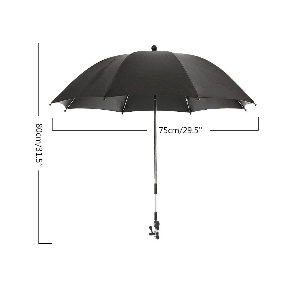 Baby Stroller Umbrella Adjustable Detachable Pram Baby Stroller Cover UV Rays Sun Parasol Umbrella Rain Protecter Outdoor Tools: 05