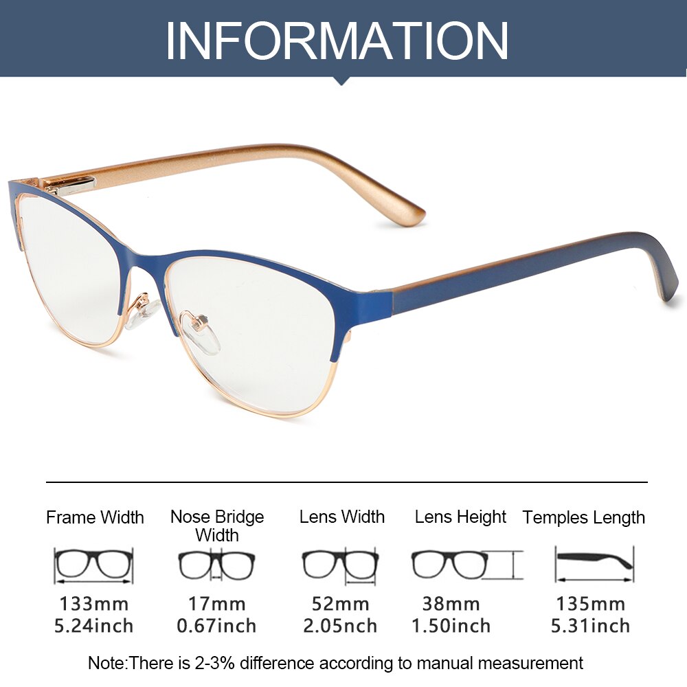 1pc retro half montuur leesbrillen unisex metaal vergroting presbyopie optische bril anti-vermoeidheid hyperopie bril