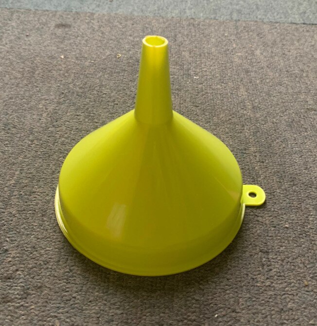 Herramienta de cocina F unnel líquido original, embudo de plástico multifunción colorido, herramienta de subpaquete: Green Sessile