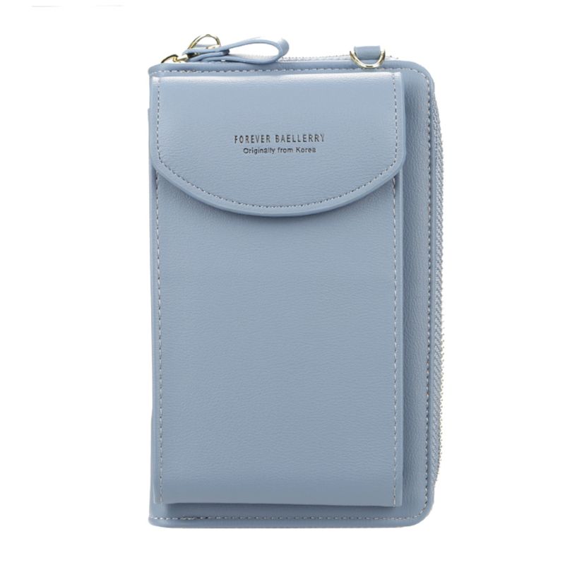 femmes filles petit téléphone portable épaule sacoche pochette étui dame décontracté Mini sac à main sac à main sac à bandoulière femme Shopping fourre-tout: Bleu ciel