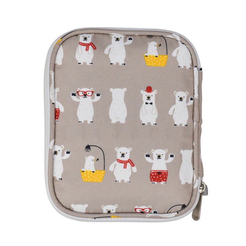 1 Pc Haak Opbergtas Met Rits Multi Kleuren Breien Accessoire Organizer Haak Haak Houder Hand Craft Naaien Naald Zak: bear