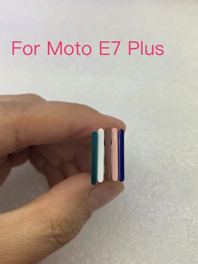 10 pezzi per Motorola Moto E7 Plus vassoio per schede Sim lettore di schede SD supporto per Slot per Slot parte di ricambio