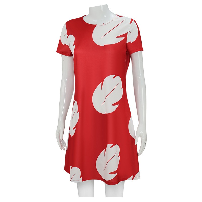 Kinder Rotes Kleid Kostüm Niedliche Stempel Duty Kleider Komplettes Set Blumenbrosche Rollenspiel Outfit Kinder Mädchen Kleidung Halloween Party