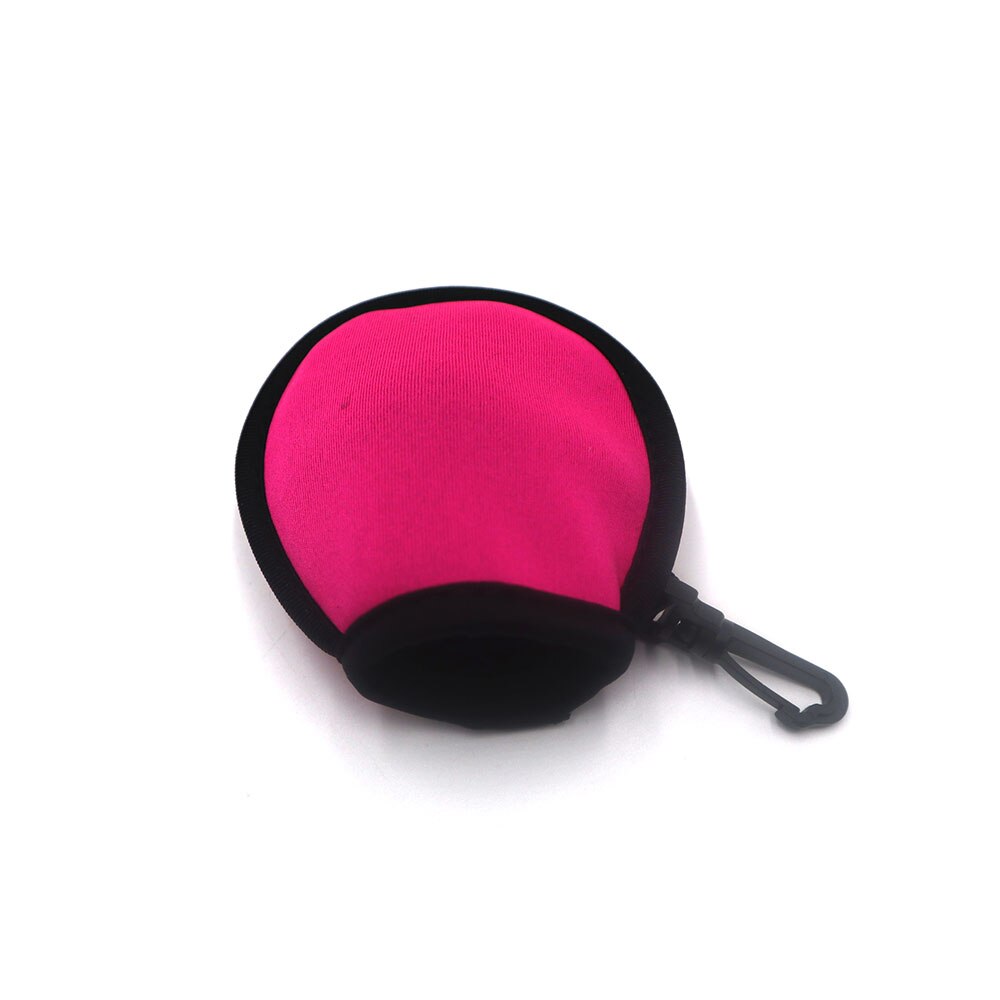 Neoprene Golf Ball Cleaner Pocket Washer Golf Ball Washer: Fuschia