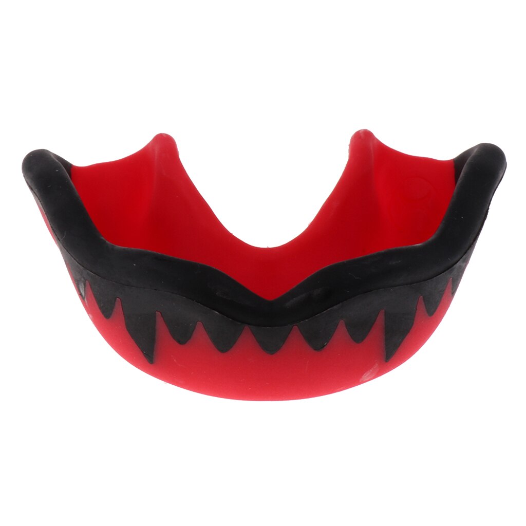 Eva Gum Shield Mouth Guard Shield Boksen Mma Rugby Mondstuk Tanden Bescherming: Red