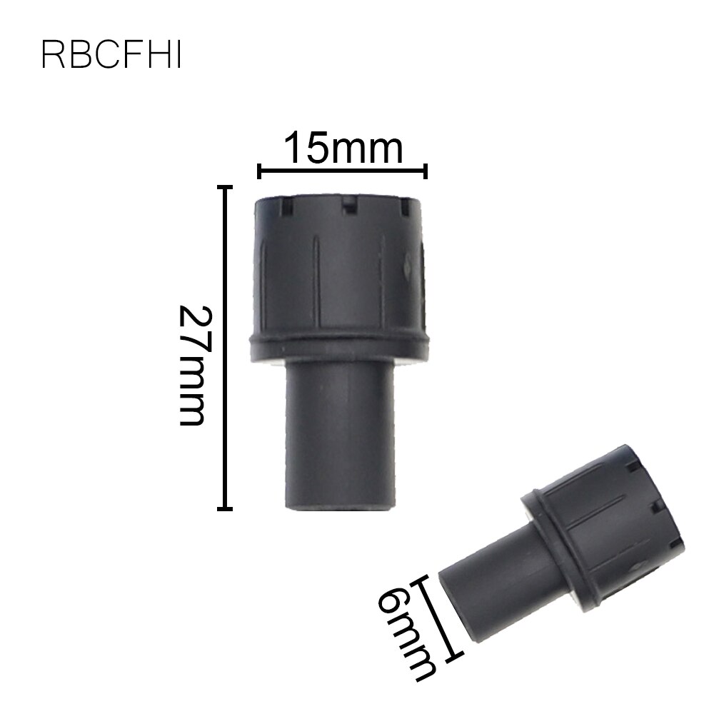 RBCFHl 20-50PCS 6mm Adjustable Dripper hole threaded connector Micro Drip Irrigation Watering Anti-clogging Emitter