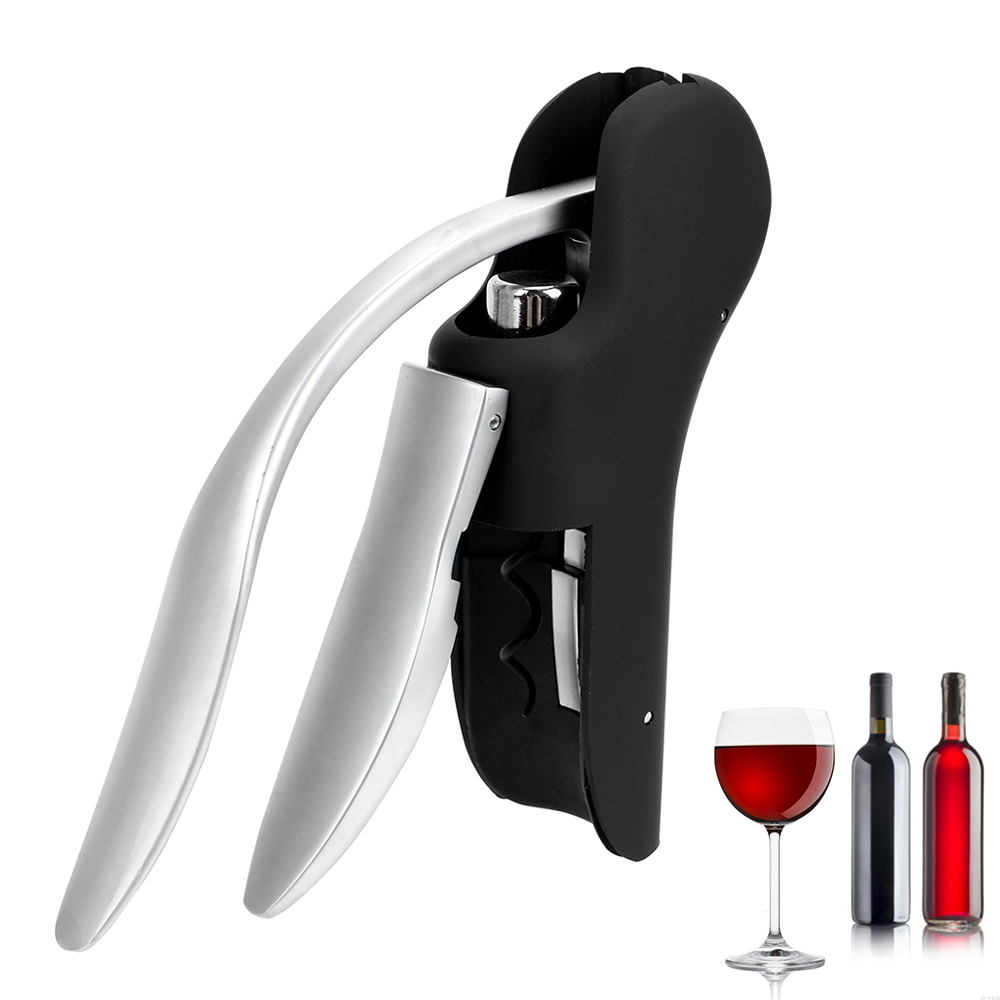 Juego de Herramientas para vino, Kit elevador de taladro de corcho, accesorios de cocina, abridor de vino, palanca de Bar, sacacorchos, cortador de papel de aluminio, abrebotellas: TYPE A