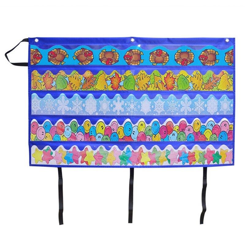 Bulletin Grens Opslag Kinderen Opvouwbare Pocket Grafiek Organiseren Bulletin Board Grenzen Muur Grenzen Klaslokaal Organizer: Default Title