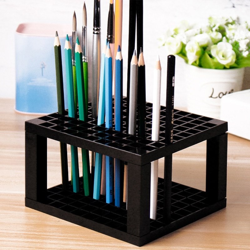 Soportes de desmontaje para pinceles de pintura, estante para bolígrafos, inserto de pantalla para colocar variedad de bolígrafos, suministros de arte, 49/96