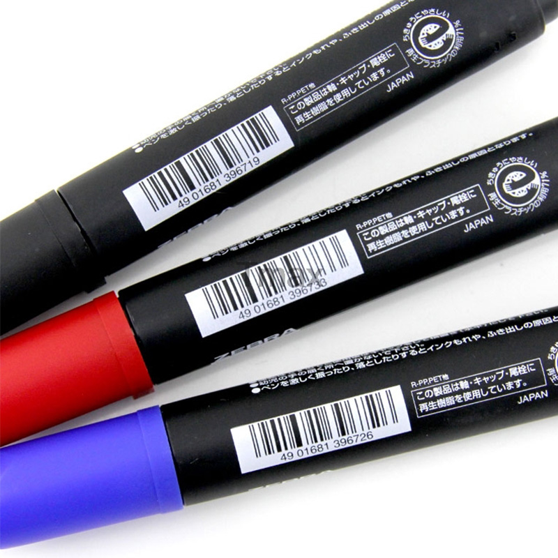 6 Pcs/Lot ZEBRA YYR1 2.5mm Whiteboard Marker erase Can be erased Writing Supplies Office &amp; School Supplies