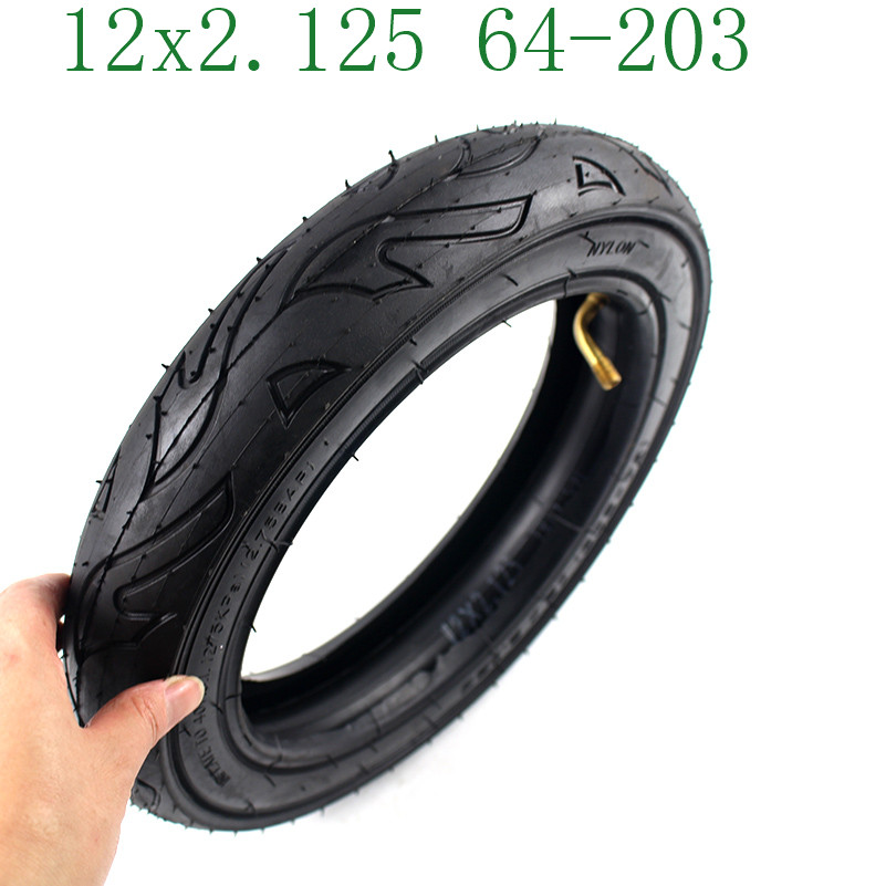 Størrelse 12 x 2.125 solidt dæk 12 tommer til 12 "hoverboard selvbalancerende elektriske scooter reservedele: Ydre dæk