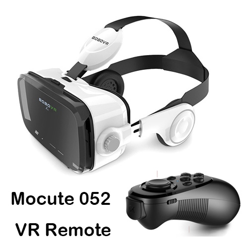 BOBOVR Z4 casque casque VR casque VR lunettes casque réalité virtuelle casque 3D lunettes VR pour 4-6 'smartphone VR casque: 052 Gamepad