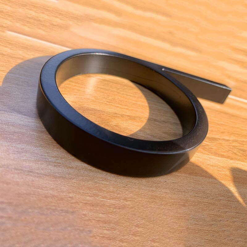 127mm Modern Floating House Number Metal Address Street Sign Plates Outdoor Black Door Plaque Numbers For Apartment Mailbox 0-9